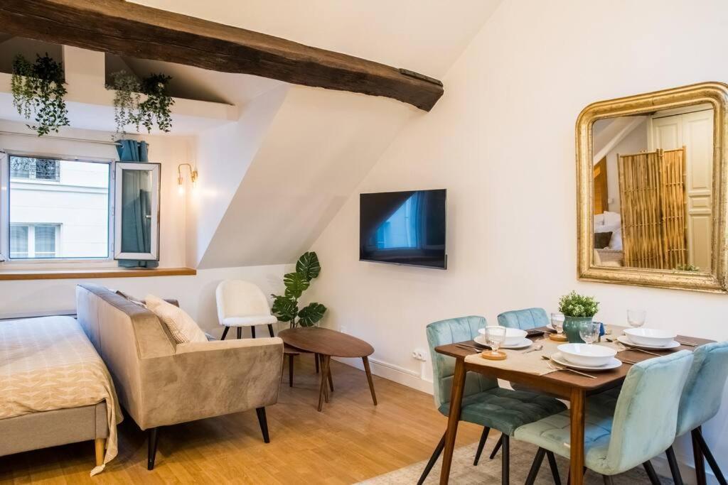 Spacious Studio In Paris Hyper Center - Smart Tv & Wifi - 4P Zewnętrze zdjęcie